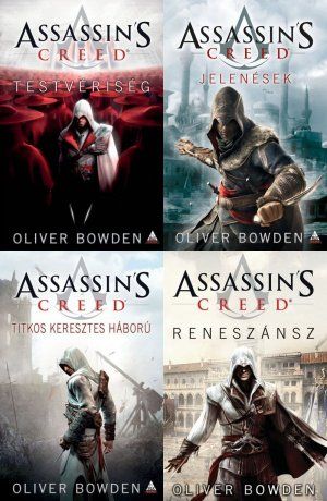 Az első négy Assassin's Creed regény akciós csomagban (Reneszánsz, Testvériség, Titkos keresztes háború, Jelenések) Az első négy Assassin's Creed regény akciós csomagban (Reneszánsz, Testvériség, Titkos keresztes háború, Jelenések)