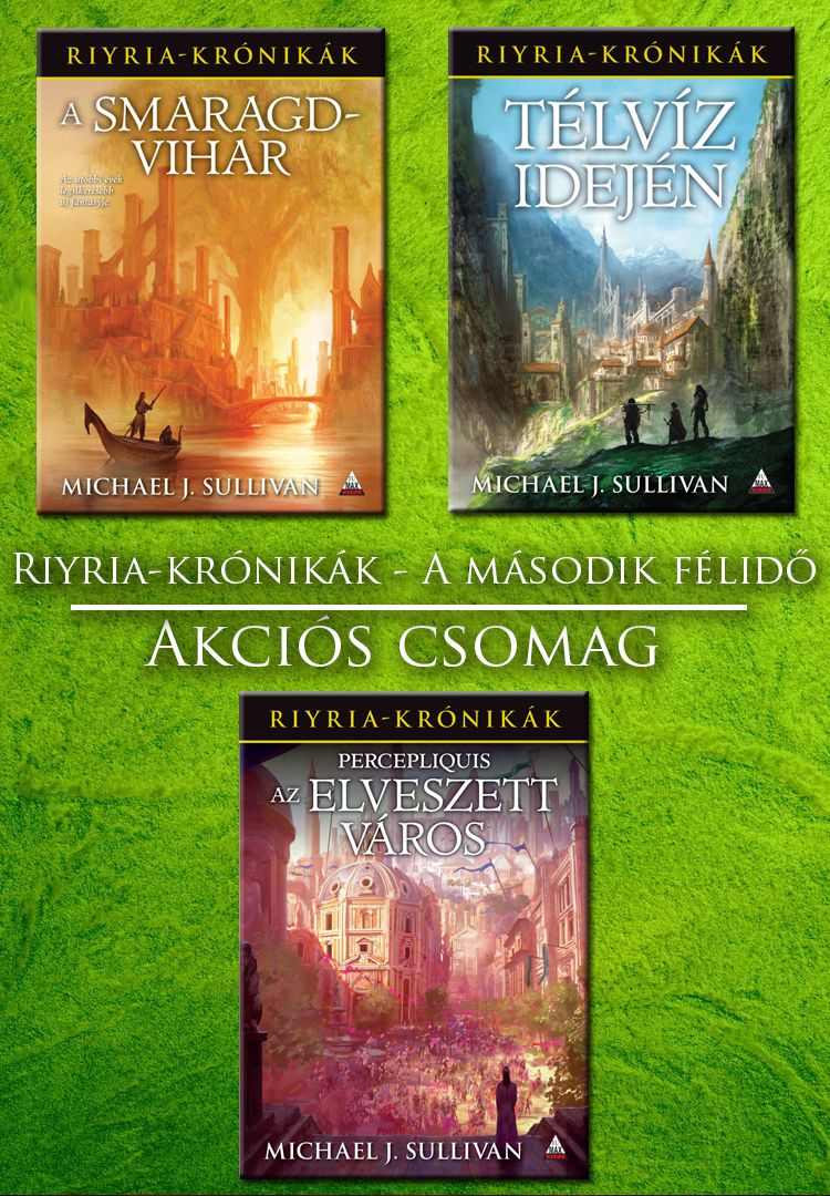 Riyria-krónikák második félidő akciós csomag Riyria-krónikák második félidő akciós csomag