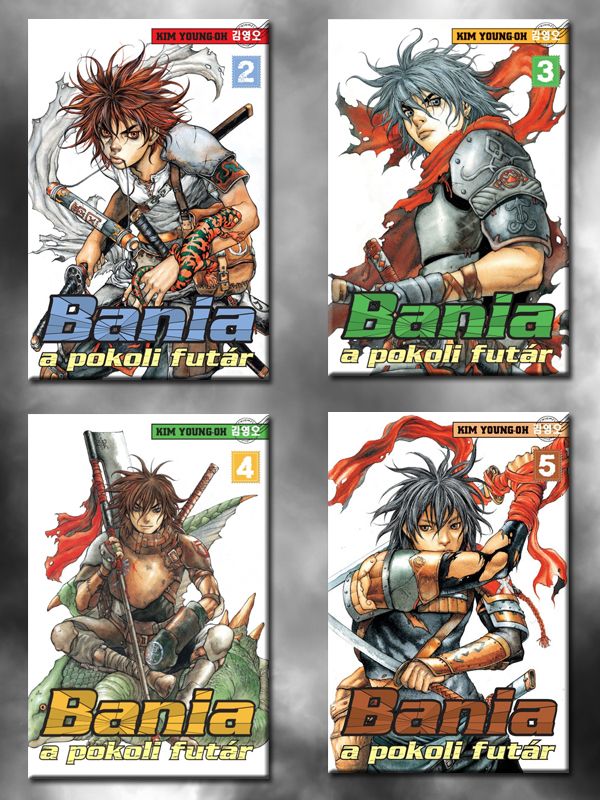 Bania 2-5 manhwa kötetek ajándék Bania 2-5 manhwa kötetek ajándék