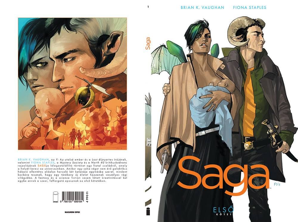 Brian K. Vaughan, Fiona Staples: Saga Első Kötet (puhatáblás) 