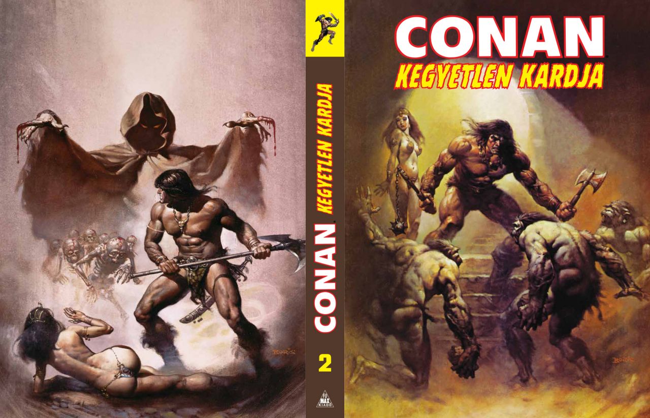 Conan kegyetlen kardja 2. (keménytáblás képregény), limitált változat Conan kegyetlen kardja 2. (keménytáblás képregény), limitált változat