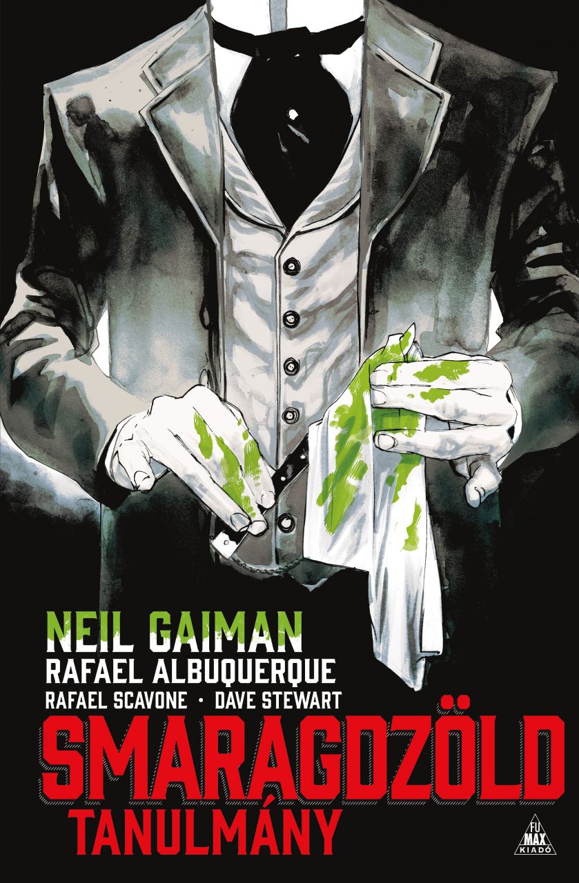 Neil Gaiman: Smaragdzöld tanulmány keménytáblás képregény 