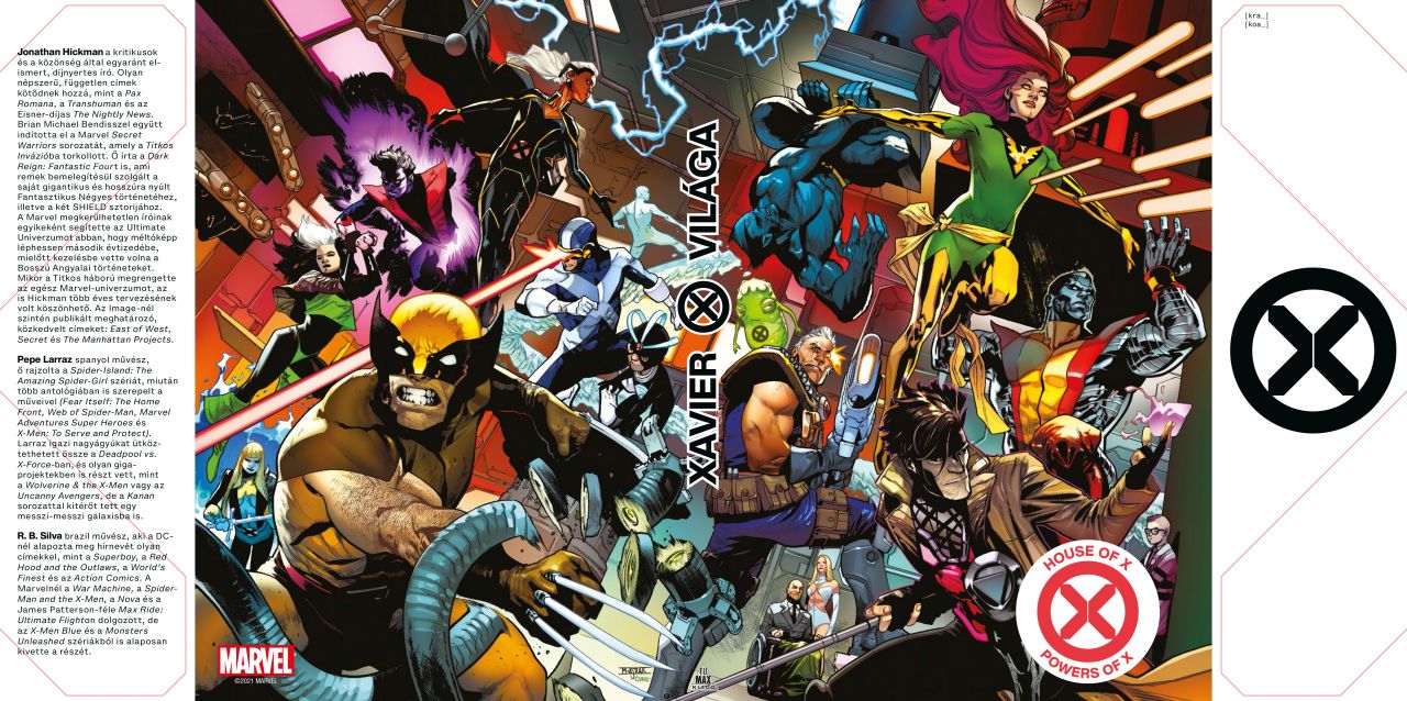 LIMITÁLT Jonathan Hickman: X-Men - Xavier világa / X hatványai (House of X, Powers of X) keménytáblás képregény UTOLSÓ DARABOK LIMITÁLT Jonathan Hickman: X-Men - Xavier világa / X hatványai (House of X, Powers of X) keménytáblás képregény UTOLSÓ DARABOK