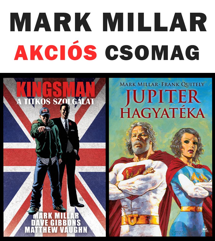 Mark Millar akciós csomag (Jupiter hagyatéka és Kingsman - A titkos szolgálat) képregények