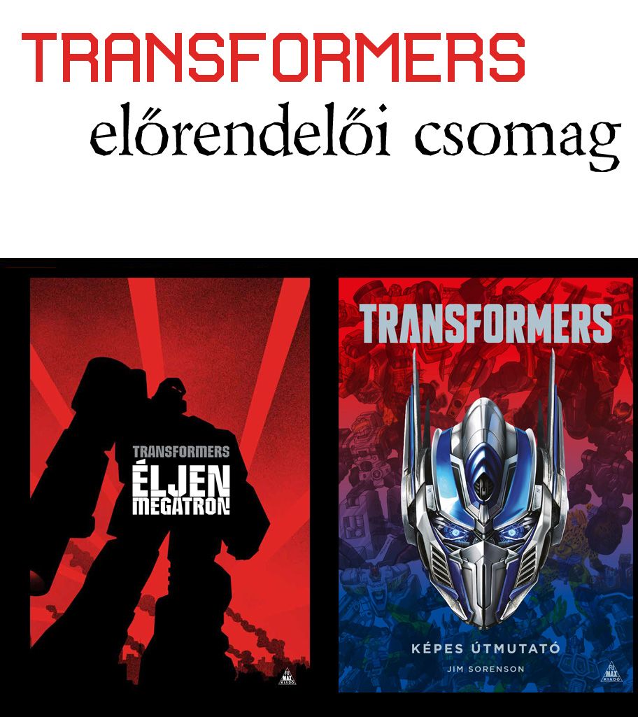 TRANSFORMERS akciós csomag (benne: Éljen Megatron! képregény és Transformers képes útmutató)