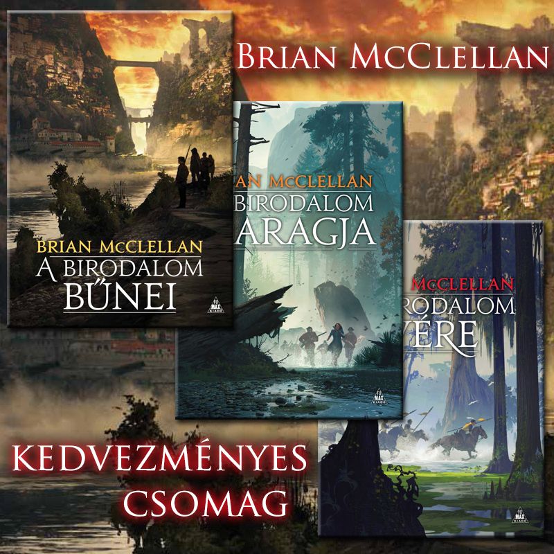 Brian McClellan: A vér és lőpor istenei kedvezményes könyvcsomag