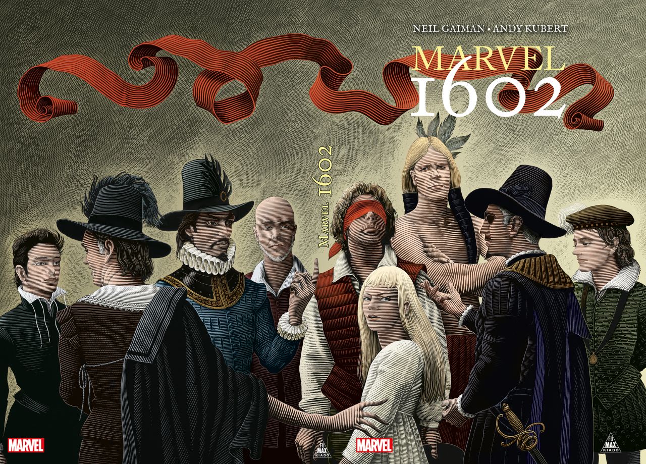 LIMITÁLT Neil Gaiman: Marvel 1602 keménytáblás képregény KIFOGYÓ CÍM