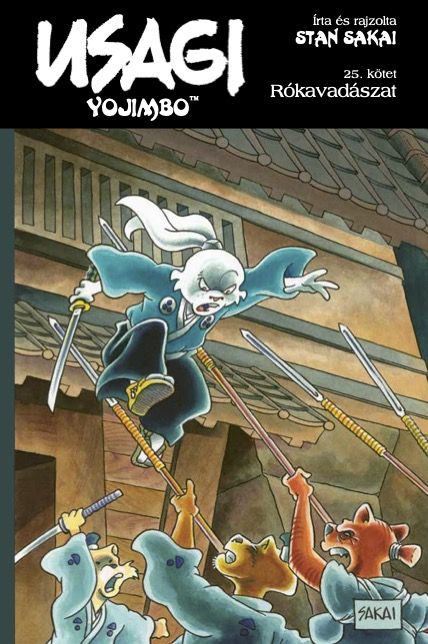 Usagi Yojimbo 25.: Rókavadászat puhatáblás képregény 