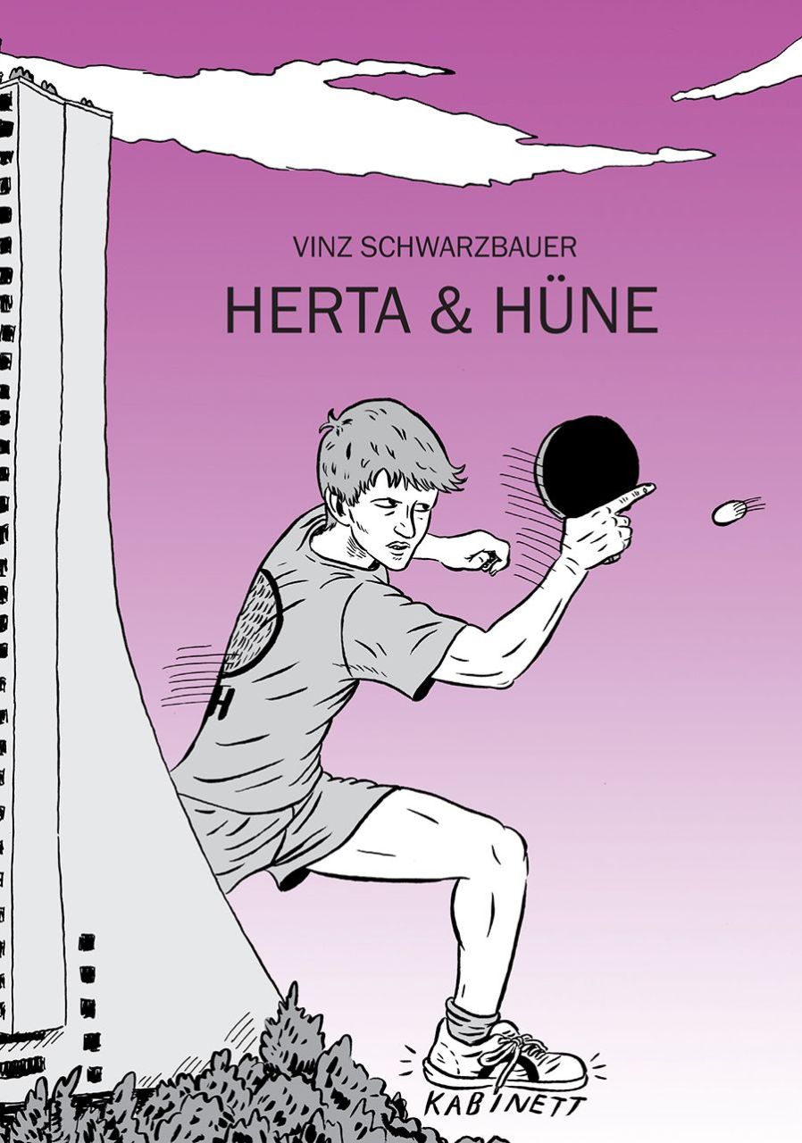 Herta & Hüne fekete-fehér képregény 