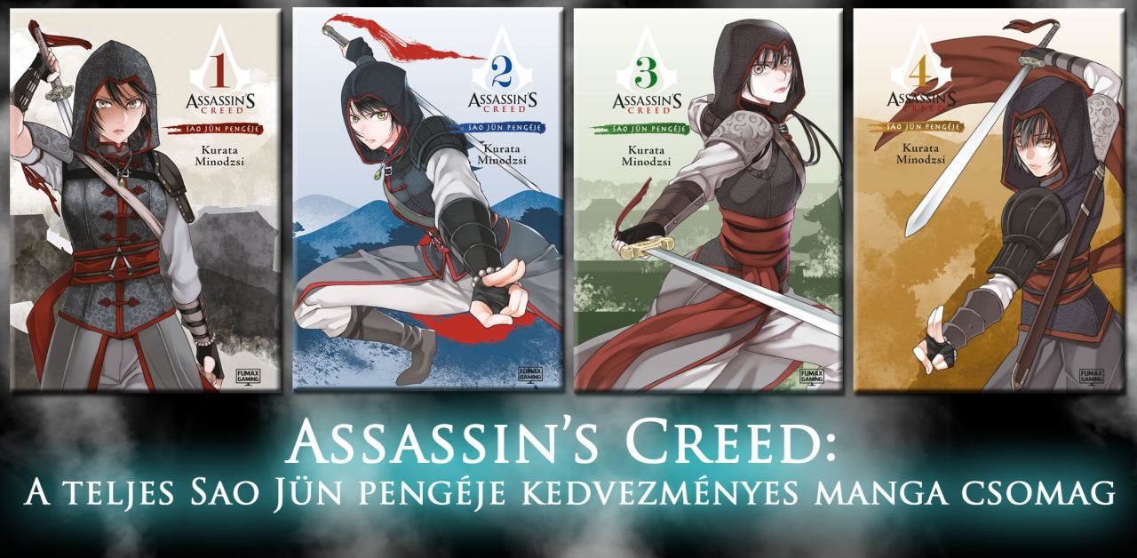 Assassin's Creed: A teljes Sao Jün pengéje manga-sorozat kedvezményes csomag