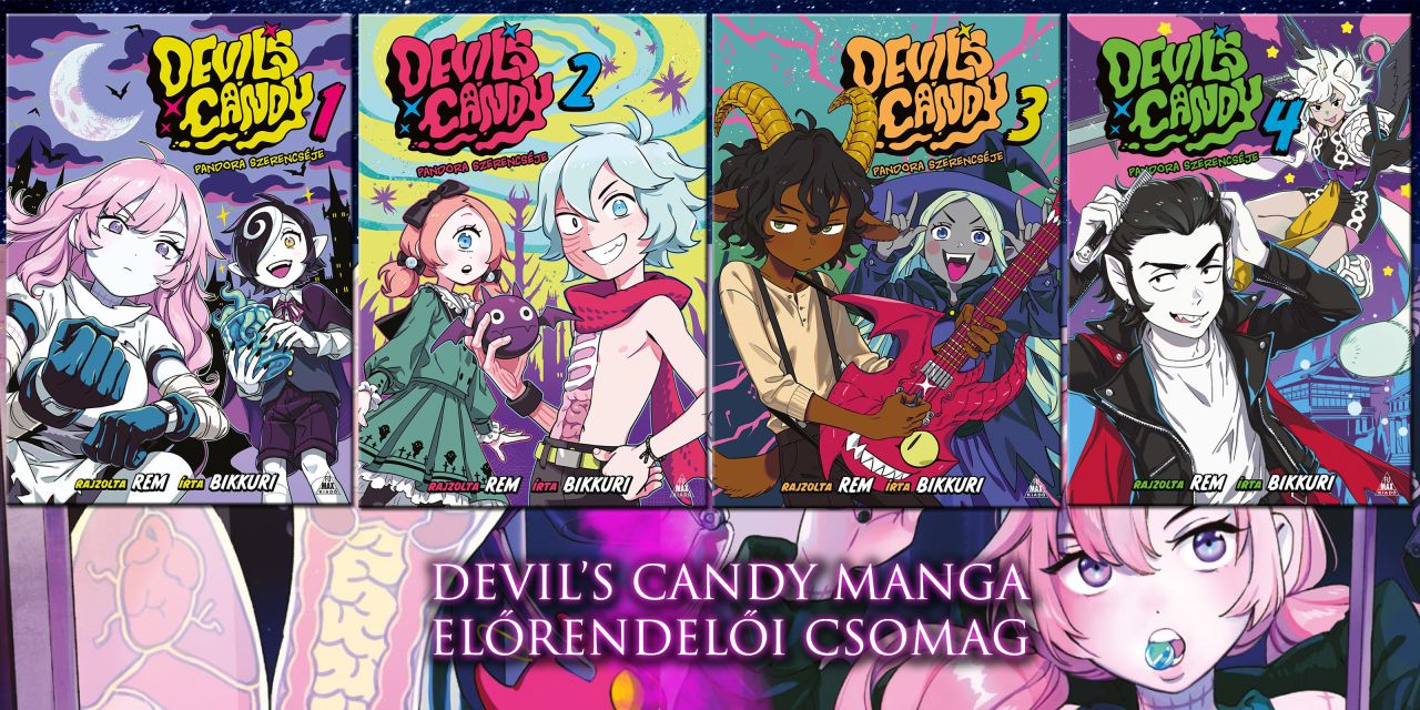 Devil's Candy - Pandora szerencséje 1-4 kedvezményes előrendelői manga csomag