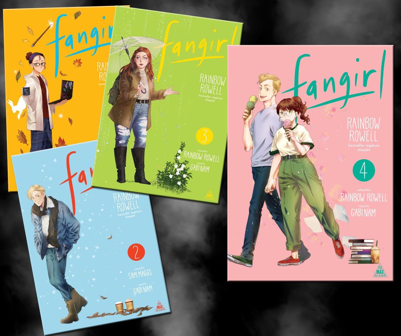 Rainbow Rowell: Fangirl 1-4. manga kedvezményes előrendelői csomag