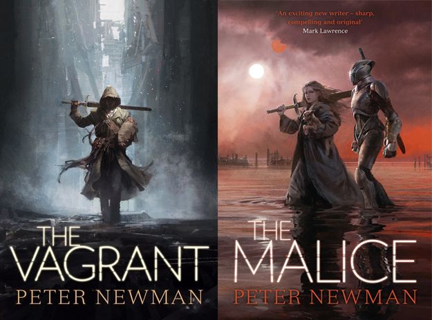Peter Newman: The Vagrant, The Malice keménytáblás, első kiadású könyvek Peter Newman: The Vagrant, The Malice keménytáblás, első kiadású könyvek