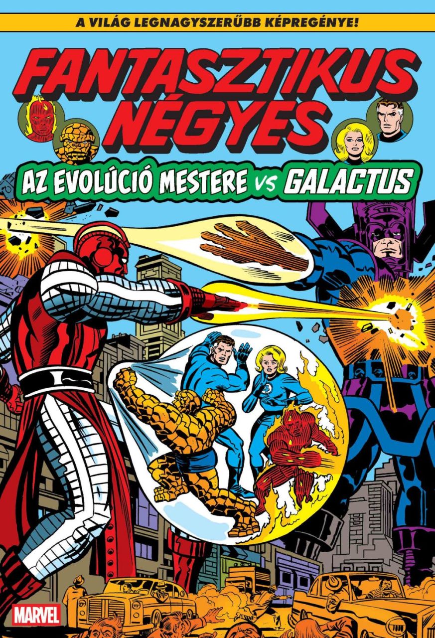 Fantasztikus Négyes 20.: AZ EVOLÚCIÓ MESTERE VS GALACTUS képregény előrendelés Fantasztikus Négyes 20.: AZ EVOLÚCIÓ MESTERE VS GALACTUS képregény előrendelés