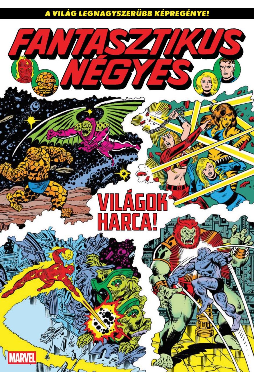 Fantasztikus Négyes 21.: VILÁGOK HARCA képregény előrendelés Fantasztikus Négyes 21.: VILÁGOK HARCA képregény előrendelés