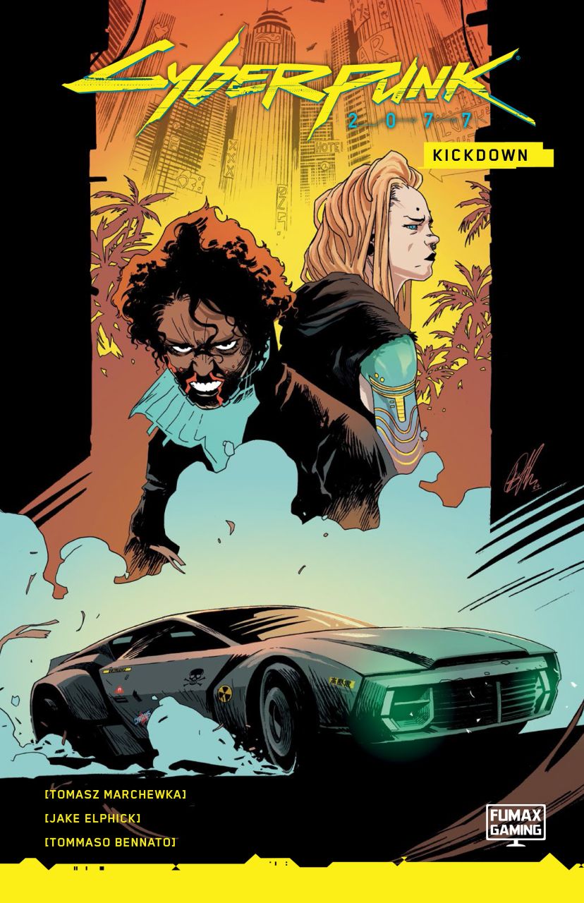 Cyberpunk 2077: Kickdown keménytáblás képregény előrendelés