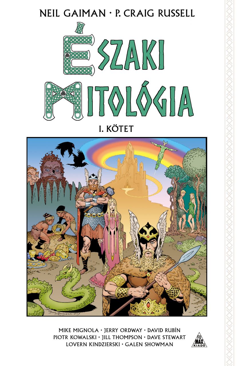SZÉPSÉGHIBÁS Neil Gaiman: Északi mitológia első kötet keménytáblás képregény KIFOGYÓ CÍM