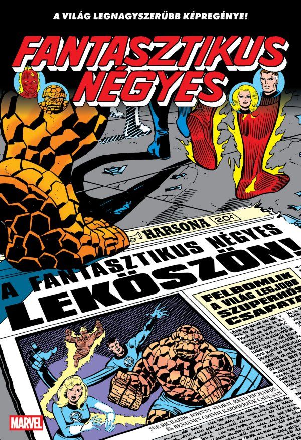 Fantasztikus Négyes 22.: A Fantasztikus Négyes leköszön! képregény 